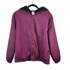 Victoria's  Secret Pink Sherpa lined   Jacket Full Zip Vintage  Xs/small HTF